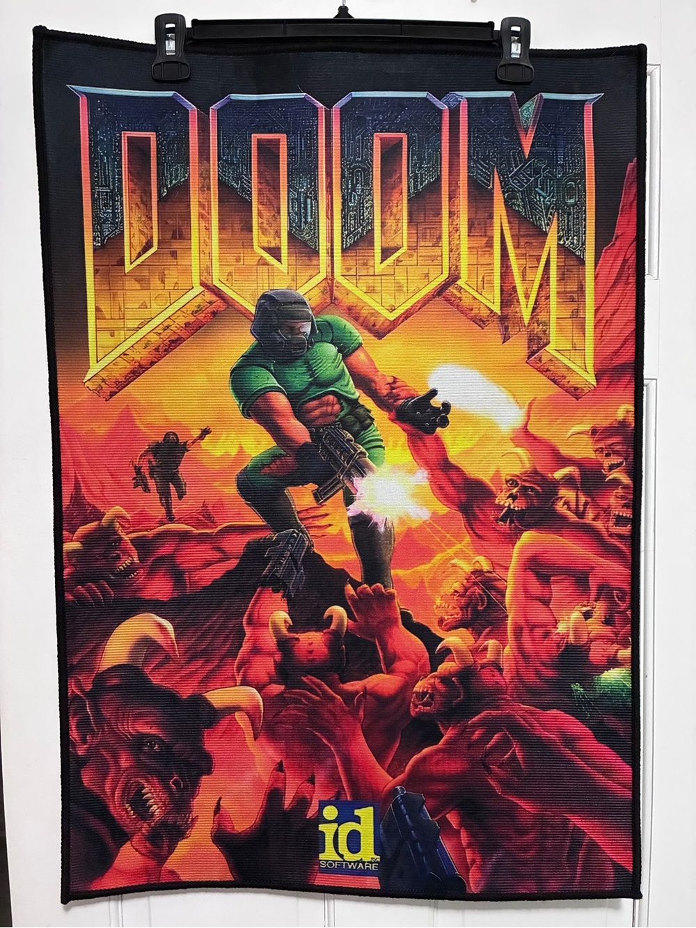🎮 DOOM Vintage Floor Mat / Rug – id Software – Retro Gaming